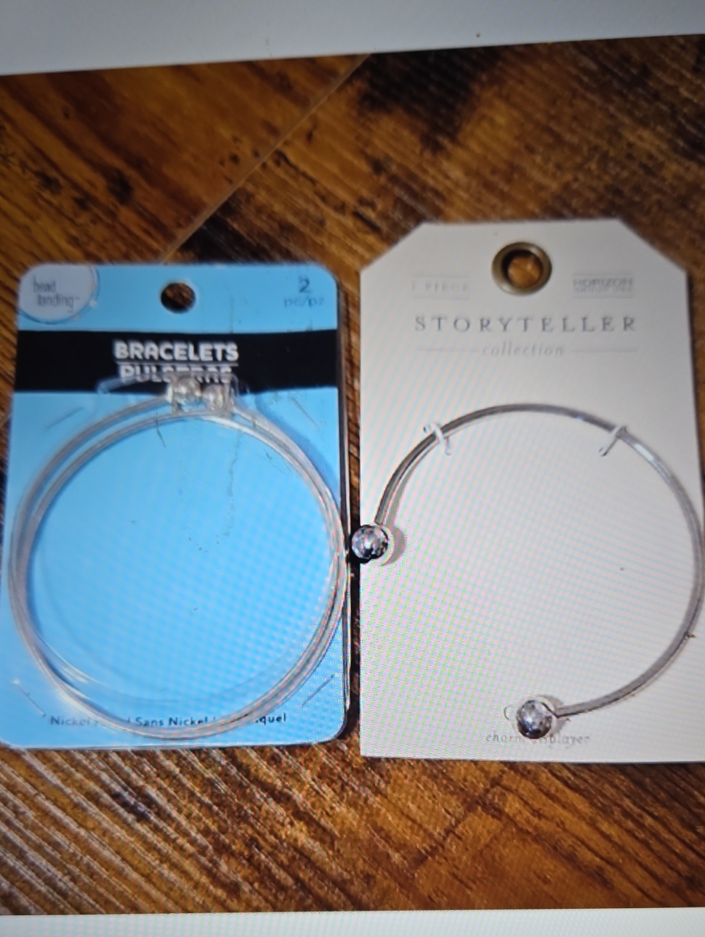 Silver Tone Adjustable Bangle Bracelets